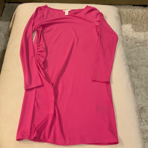 H&M Pink M Shift Dress Lightweight Flowy Feminine - Picture 2 of 8